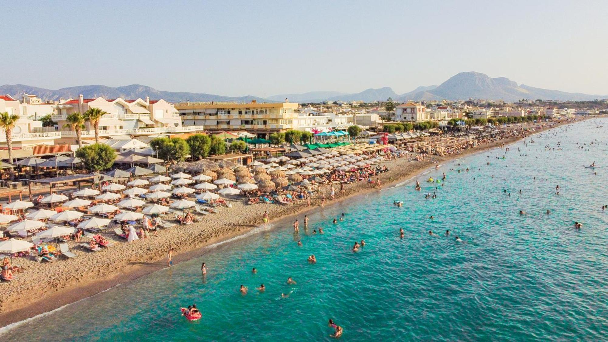Beach Blue Villa Corinth Exterior foto